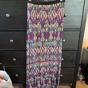 Free People | Aztec Ikat Maxi Skirt | XS